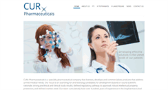 Desktop Screenshot of curxpharma.com